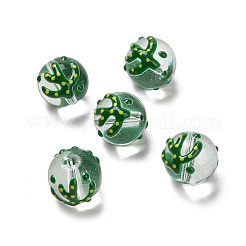 Нити стеклянных эмалевых бусин ручной работы&nbsp;LAMP-A001-A12