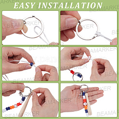 DIY-Baseball-Schlüsselanhänger-Bastelsets&nbsp;DIY-BM0002-30