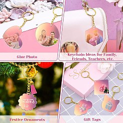 40 шт. 8 стиля акриловые лазерные подвески&nbsp;OACR-CJ0001-42