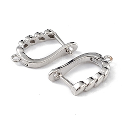 Латунная фурнитура для хооп серег ZIRC-L097-057P