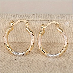 Серьги-кольца из латуни&nbsp;FS-WGA1A3A-01