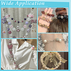 20шт 5 цвета непрозрачные акриловые бусины SACR-PH0002-18