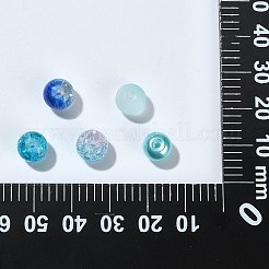 100шт прозрачные стеклянные бусины нити&nbsp;GLAA-CJ0002-06