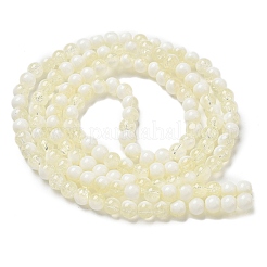 Стеклянные бусины кракле GLAA-U001-6mm-11