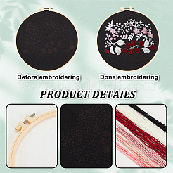 Комплекты сумок через плечо с вышивкой в этническом стиле DIY-WH0292-86A