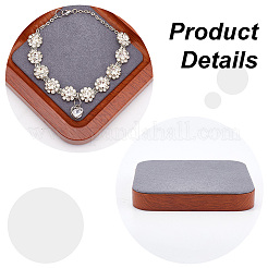 Квадратная деревянная тарелка для украшений AJEW-WH0401-71B