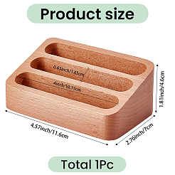 Visitenkartenständer aus Holz&nbsp;DIY-WH20007-424