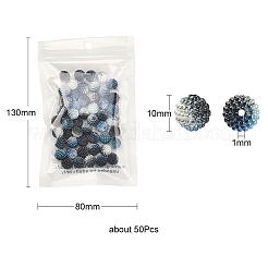 50 шт. Искусственный жемчуг акриловые бусины&nbsp;OACR-YW0001-11J