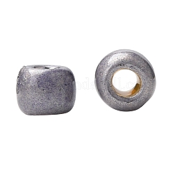 TOHOラウンドシードビーズ  日本製シードビーズ  （pf568f）パーマフィニッシュライトアメジストメタリックマット  8/0  3mm  穴：1mm  約222個/10g&nbsp;X-SEED-TR08-PF0568F