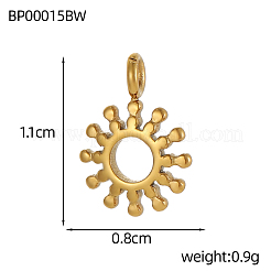 Подвески-подвески из нержавеющей стали 304 STAS-OY004-35G