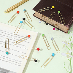 Clips de papel de hierro 40pcs 10 colores&nbsp;AJEW-PH01691