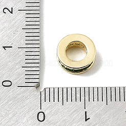 Messing pflastern zirkonia europäische perlen&nbsp;CU-CBA389D-03G-02