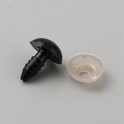 レジン人形の目  クラフトアイ  工芸用  かぎ針編みのおもちゃとぬいぐるみ  ラウンド  ブラック  16.5x12mm&nbsp;FIND-TAC0011-91D
