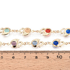 Латунные цепочки ручной работы в форме лебедя CHC-N024-02KCG