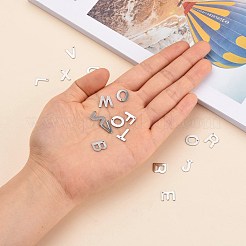 Подвески-буквы из нержавеющей стали 201 STAS-S036-M