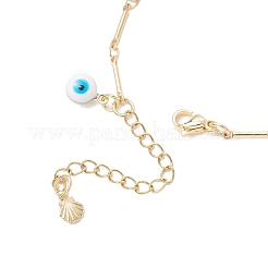 Bracelets à breloques en laiton et émail&nbsp;BJEW-JB12308-03