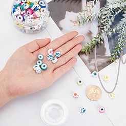 200шт 10 стилей ручной работы из полимерной глины CLAY-SC0001-34