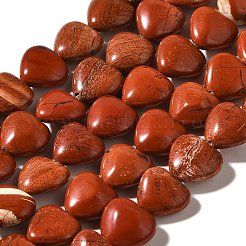 Натуральные красные яшмы бусы пряди G-R190-10mm-57