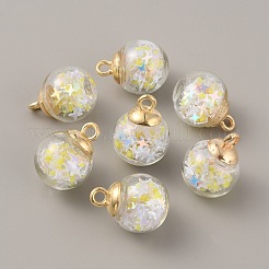 Подвески из прозрачного стекла&nbsp;FIND-WH0146-35C