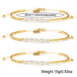 3шт. стеклянные круглые плетеные бусины-браслеты для женщин&nbsp;UE2399-1