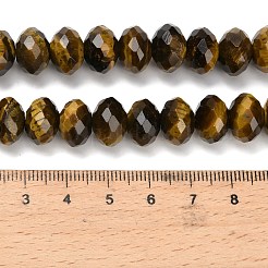 Природных тигровый глаз бисер нитей&nbsp;G-C259-A01-8x12mm-02