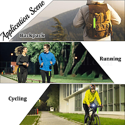 12шт прямоугольные подвесные брелки из ПВХ&nbsp;AJEW-CN0005-24A