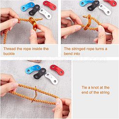 36 шт. 6-цветный алюминиевый сплав&nbsp;AJEW-FH0001-45