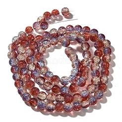 Стеклянные бусины кракле&nbsp;CCG-C002-8mm-11