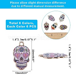 Сплав эмали подвески ENAM-PH0001-50LG-RS