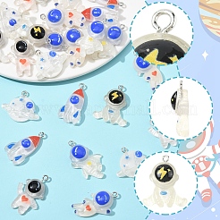 24шт 8 стиля подвески из смолы RESI-FS0002-18B