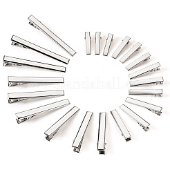 70 шт. 7 стиля железные плоские заколки для волос из кожи аллигатора IFIN-TA0001-69