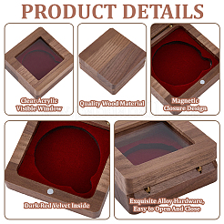 Scatole magnetiche per imballaggio di badge in legno&nbsp;CON-WH20006-016A-02