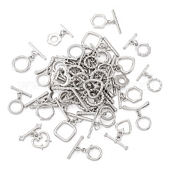 38 шт. 19-х стилевые застежки-тоглы из сплава&nbsp;FIND-TA0008-79