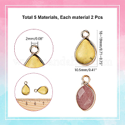 Природных драгоценных камней подвески&nbsp;G-NB0002-12G