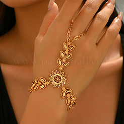 Vintage-Armbänder aus Messing mit Weizengliedern&nbsp;AM3628