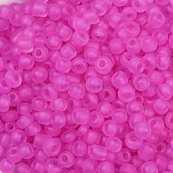 6/0 светящаяся стеклянная бусина&nbsp;SEED-NH0001-01C