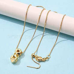 Латунный кулон в виде сыра NJEW-B135-02G