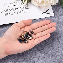 12 шт. 6 цвета 316 хирургическая нержавеющая сталь винт ушные калибры заглушки для туннелей плоти&nbsp;STAS-YW0001-14