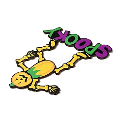 Большие подвески из дерева с односторонним принтом WOOD-I010-04A