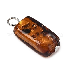 Ручной работы подвески золотые бусины песка PALLOY-JF04370-01