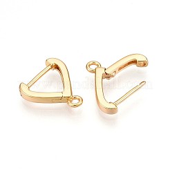 Латунная серьга-кольцо KK-N261-56G