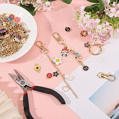 1 sachet kit de porte-clés à faire soi-même&nbsp;DIY-GL0007-19B