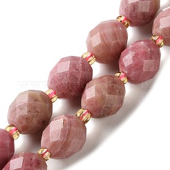 Природные родонит бисер нитей G-N342-149I-27