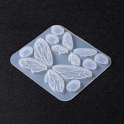 Силиконовые Молды для подвески в виде крыла бабочки своими руками DIY-F127-01