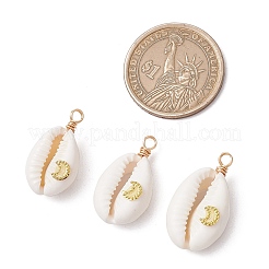 Подвески из натуральной ракушки каури&nbsp;PALLOY-JF03554-03