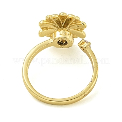 Эмалевые вращающиеся манжеты-кольца для женщин&nbsp;RJEW-M016-05G