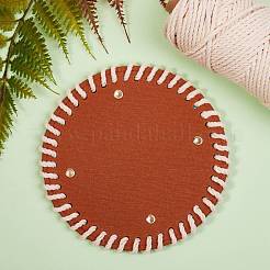 2 шт. 2 цвета искусственная кожа вязание крючком сумки для ногтей дно формирователь подушечки&nbsp;DIY-SZ0001-83A