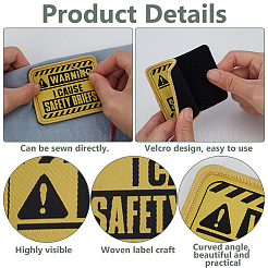 6 Stück computergesteuertes Polyester-Sticktuch zum Aufnähen&nbsp;DIY-FG0007-14