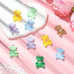 Подвески из непрозрачной смолы 10 шт.&nbsp;RESI-YW0005-17