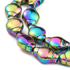 Стеклянные бусины с гальваническим покрытием &nbsp;EGLA-G037-12A